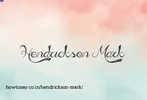 Hendrickson Mark