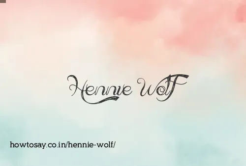 Hennie Wolf