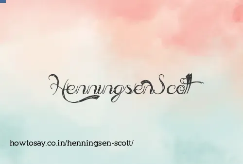 Henningsen Scott
