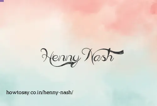 Henny Nash