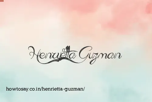 Henrietta Guzman