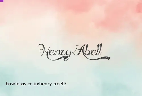 Henry Abell
