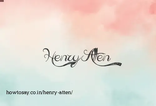 Henry Atten