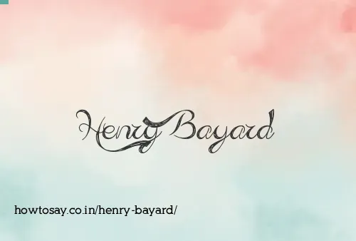 Henry Bayard
