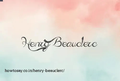 Henry Beauclerc