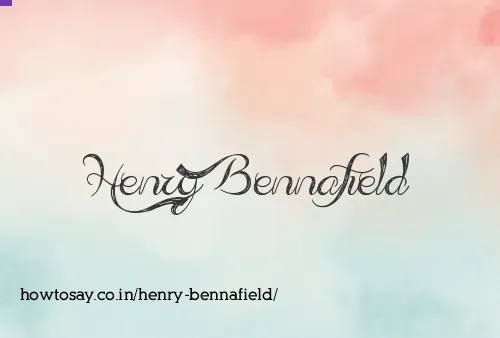 Henry Bennafield