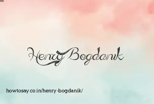 Henry Bogdanik