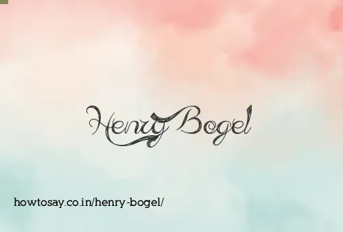 Henry Bogel