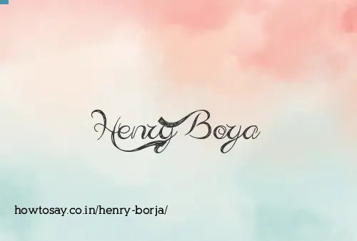 Henry Borja
