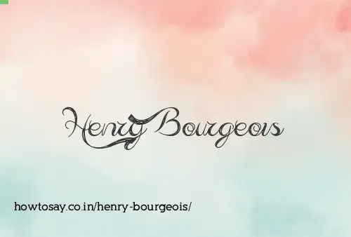 Henry Bourgeois