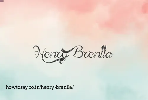 Henry Brenlla