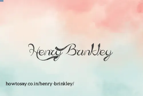 Henry Brinkley