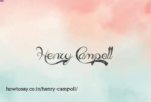 Henry Campoll