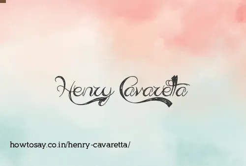 Henry Cavaretta