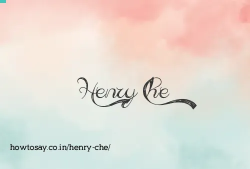 Henry Che