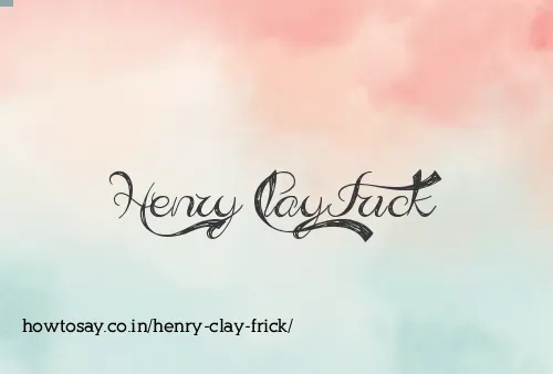 Henry Clay Frick