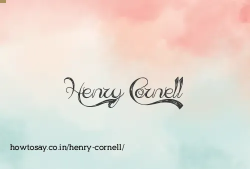 Henry Cornell