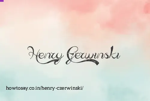 Henry Czerwinski