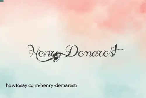 Henry Demarest