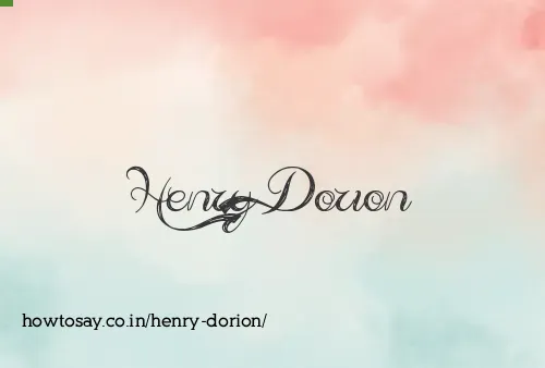 Henry Dorion