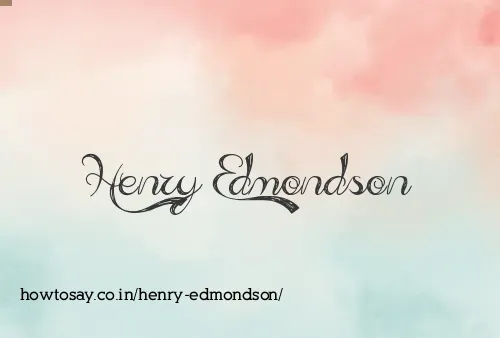 Henry Edmondson
