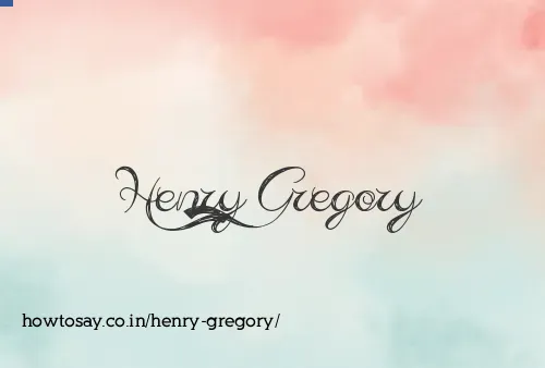 Henry Gregory