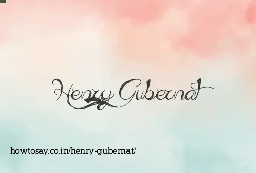 Henry Gubernat