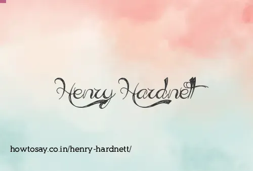 Henry Hardnett
