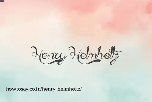 Henry Helmholtz