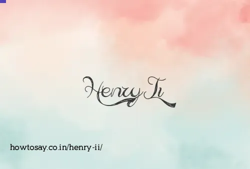 Henry Ii