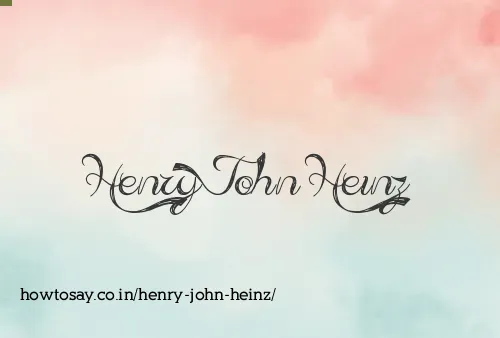 Henry John Heinz