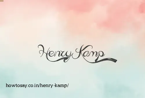 Henry Kamp