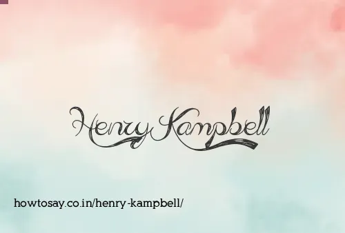 Henry Kampbell