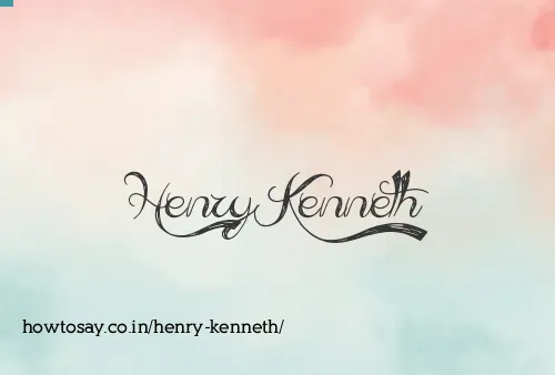 Henry Kenneth