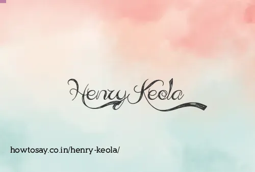 Henry Keola