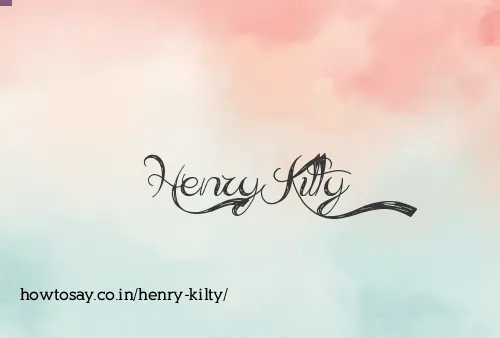 Henry Kilty