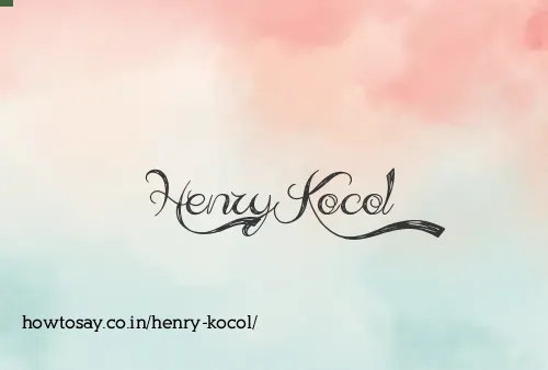 Henry Kocol