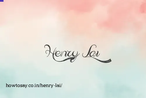Henry Lai