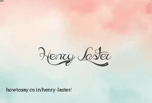 Henry Laster