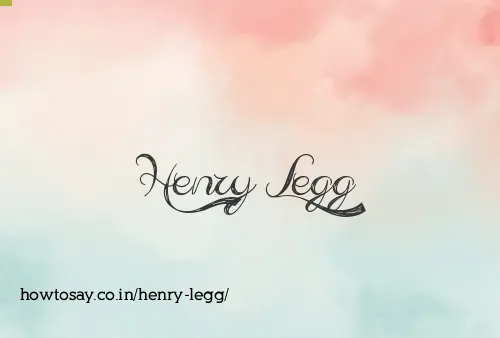 Henry Legg