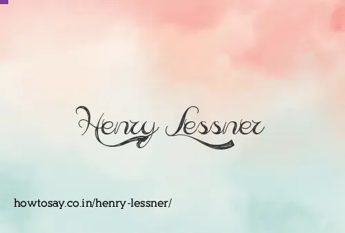Henry Lessner