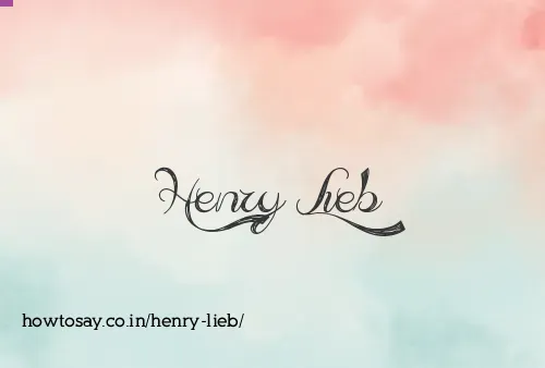 Henry Lieb