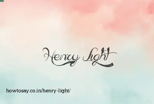 Henry Light