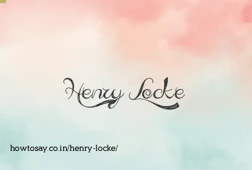 Henry Locke