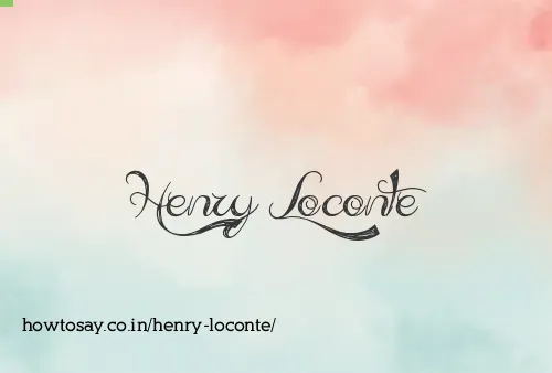 Henry Loconte