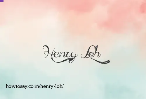 Henry Loh