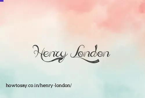 Henry London
