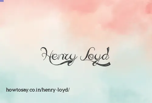 Henry Loyd