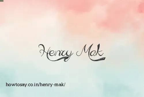 Henry Mak