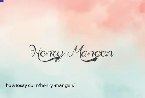 Henry Mangen